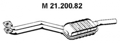 Middendemper Z3 2.0 2.8 M52 voor afbeelding 1