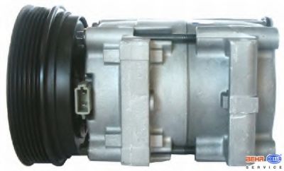 Airco compressor (ruil) Fiesta 1.25/1.4/1.6 8.95-. Puma afbeelding 1