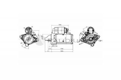 Startmotor MOVANO B, MASTER III CHASSIS/CAB afbeelding 1