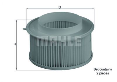 Interieurfilter 911 (993) 94-98  MAHLE afbeelding 1