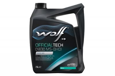 WOLF OFFICIALTECH 0W30 MS-BHDI  5L afbeelding 1