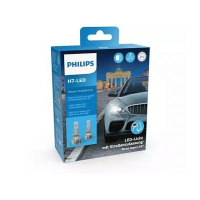 Philips LED H7 Ultinon Pro6000 Streetlegal afbeelding 1