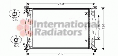 Radiateur A4 01-. A6 02-   632x414x27 afbeelding 1