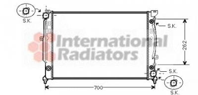 Radiateur Passat 97-. A4. A6  V6-Automatik afbeelding 1