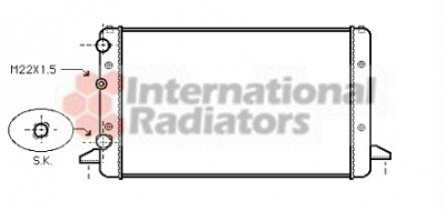 Radiateur Passat 1.9D/TD/TDi 10.93- afbeelding 1