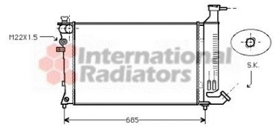 Radiateur ZX 306(Break) 03.91 - 04.95   Handgeschakeld afbeelding 1