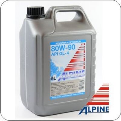 ALPINE-GEAR-OIL 80W90 GL4 5L afbeelding 1