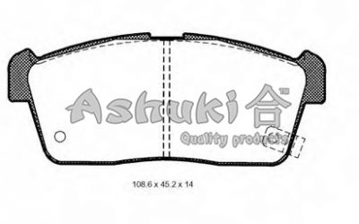 Set Voorremblokken Daihatsu Sirion, Nissan Pixo , Ignis, Alto  afbeelding 1