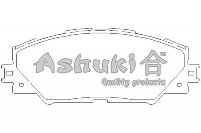 Remblokken Voor RAV4 06-/Auris 12-/Prius+ 12-  ASHUKI afbeelding 1