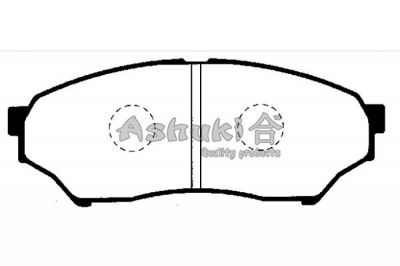 Remblokken Voor Mitsubishi Grandis, Pajero 04.00 -  ASHUKI afbeelding 1