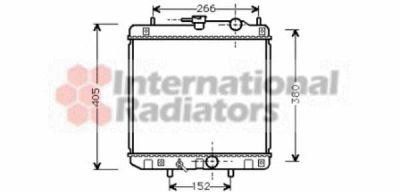 Radiateur Daihatsu Charade IV 1.3 Gran Move (G3) 1.6 16V  -Airco afbeelding 1