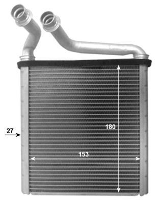 Kachelradiator Golf V/VI/Passat (3C5) SuperB afbeelding 1