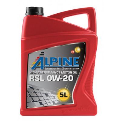 ALPINE RSL 0W-20 5L afbeelding 1