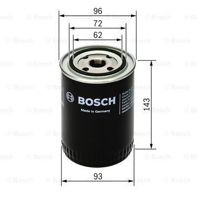 Oliefilter Jumper, Boxer, Ducato 3.0HDI 06-  BOSCH afbeelding 1