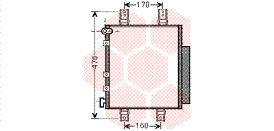Condensor Daihatsu Cuore VI, Trevis 1.0  05.03 -  afbeelding 1